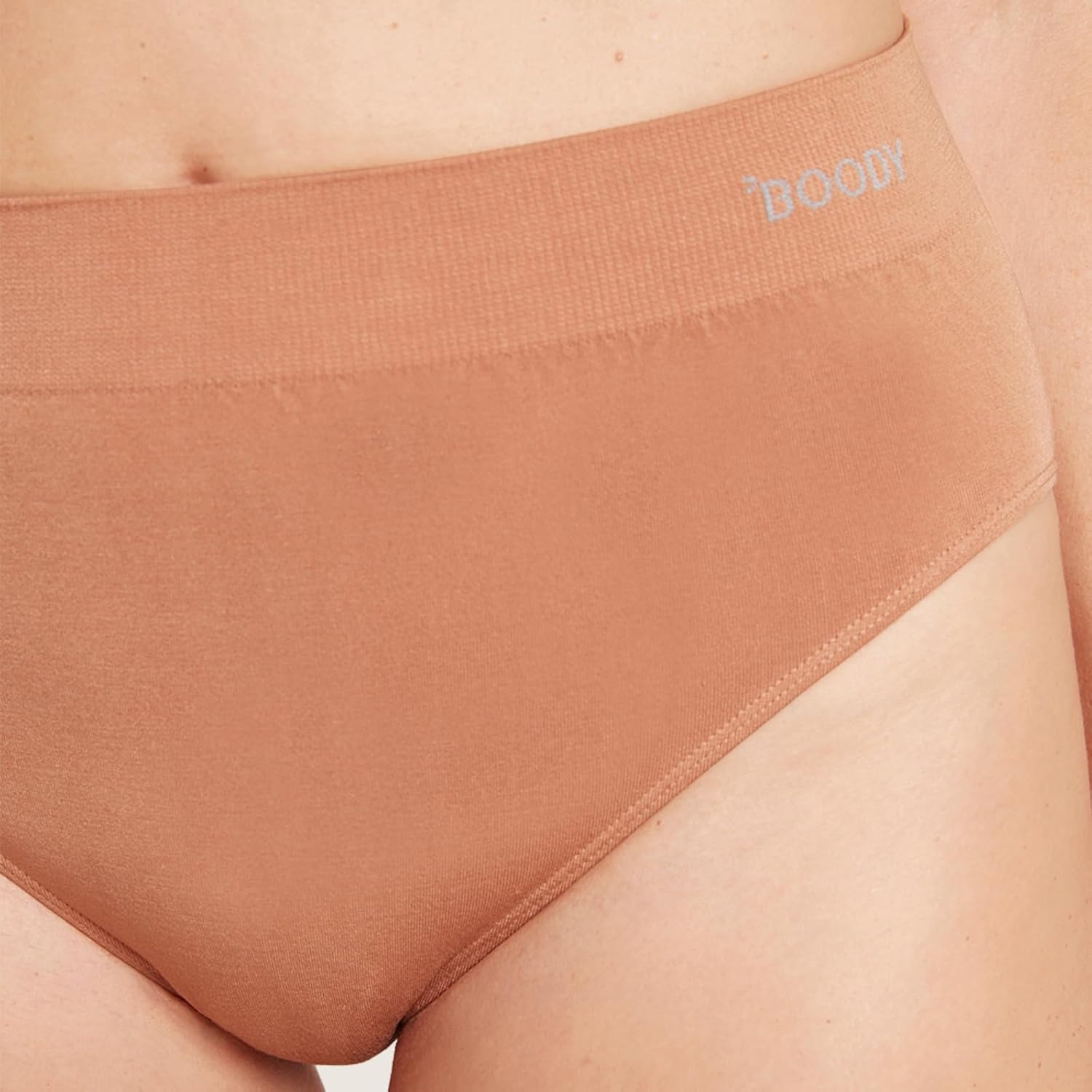 Boody Bamboo Underwear Women's Seamless Luxury Panties, Full Coverage High-Waisted Underwear Stretch, Bamboo Viscose Fabric - Image 3