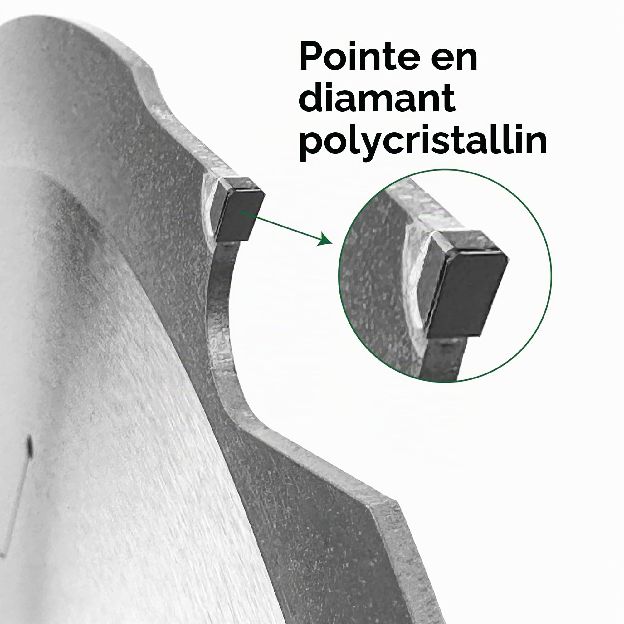 METAK-Lame de scie circulaire expert for fiber cement - 216 x 30 mm - Avec 6 dents diamantées de haute performance (PCD) - Idéal pour fibro ciment, plaques de fibrociment et éternite