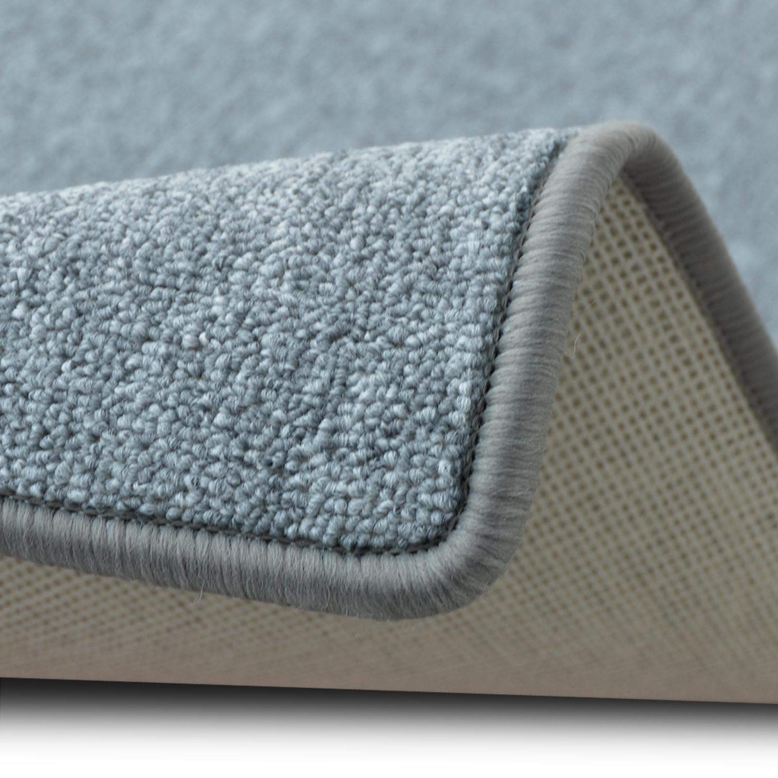 casa pura Sisal - Tappeto in fibre naturali, con bordo in cotone, facile da puli