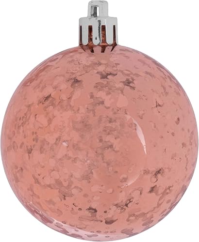 Miniatura 9 de Vickerman Esfera decorativa de Navidad de 10 pulgadas, acabado de mercurio brillante ciruela, plástico inastillable, decoración de árbol de Navidad