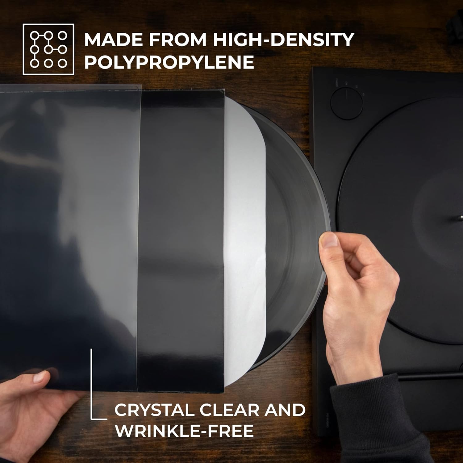 Lоwеѕt Prісе BIG FUDGE 100x Vinyl Record Outer Sleeves 12 LP | Durable & Wrinkle-Free | Crystal Clear & Made from High-Density Polypropylene | 3 mil Thick, 12.75” x 12.75” | Fits Most Gatefolds and Double LPs