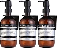 Vista 1 de Sookdeo Botella dispensadora para baño y cocina, recargable para champú, acondicionador, plato de mano, jabón, loción, aceite, ducha, jabón