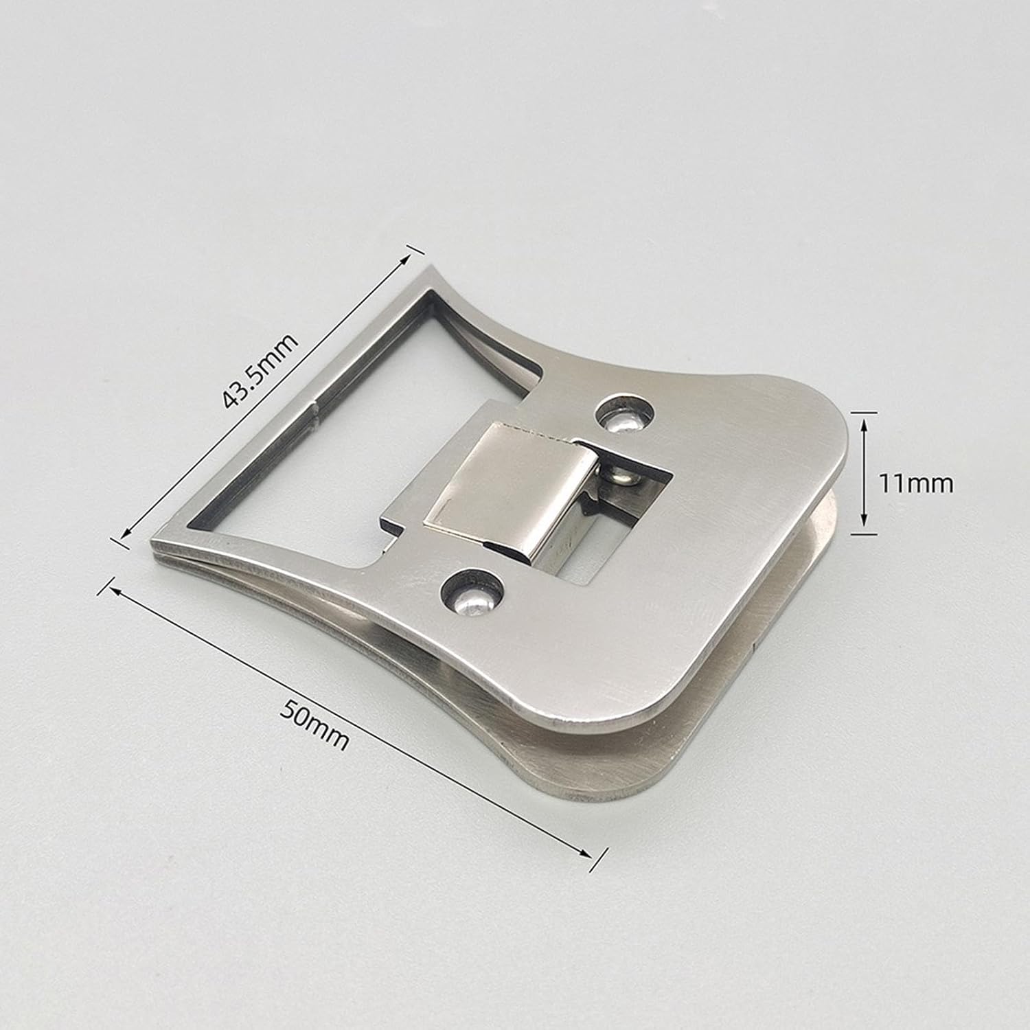 Fly Tying Hackle Clamp Feather Clamp Tool for Lure Making Supplies Angler Gifts Fishing Accessory Stainless Steel