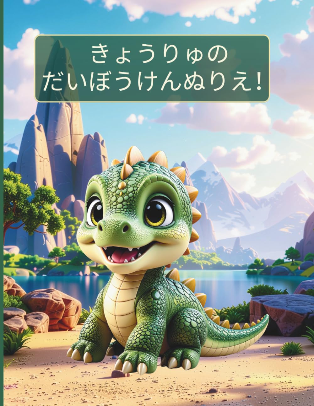 きょうりゅのだいぼうけんぬりえ!