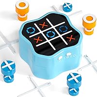 Vista 1 de Tic Tac Toe Game, 3-in-1 Electronic Handheld Games Console for Kids Memory Growth, Portable Puzzle Travel Games,Board Game for Kids and Adults