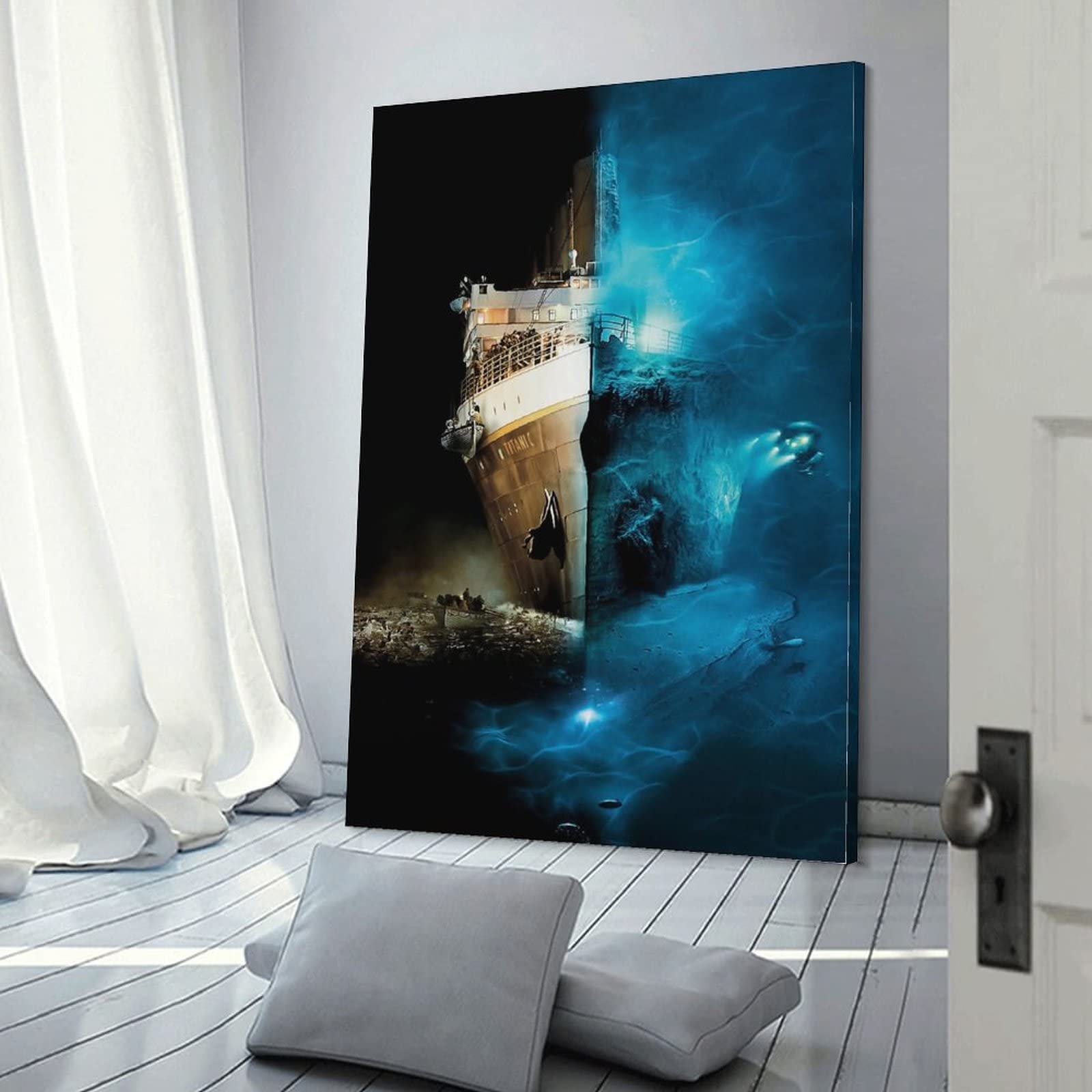 タイタニック　パネル　ポスター Amazon.co.jp: 映画『タイタニック』ポスター オフィス ベッド