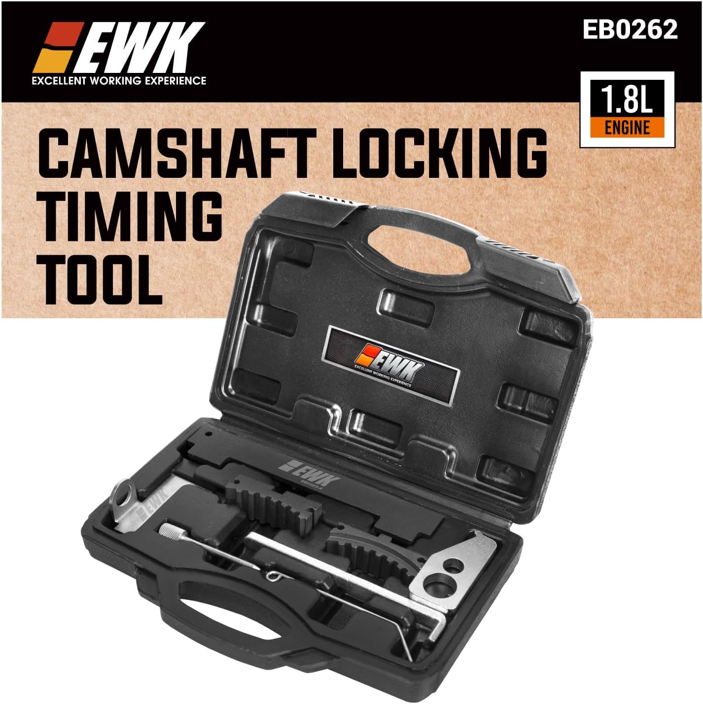 EWK Camshaft Locking Timing Tool for Chevy Cruze Aveo, Fiat, Opel and Alfa Romeo 16V, Precision Steel Design for Secure Camshaft Hold & Accurate Engine Alignment