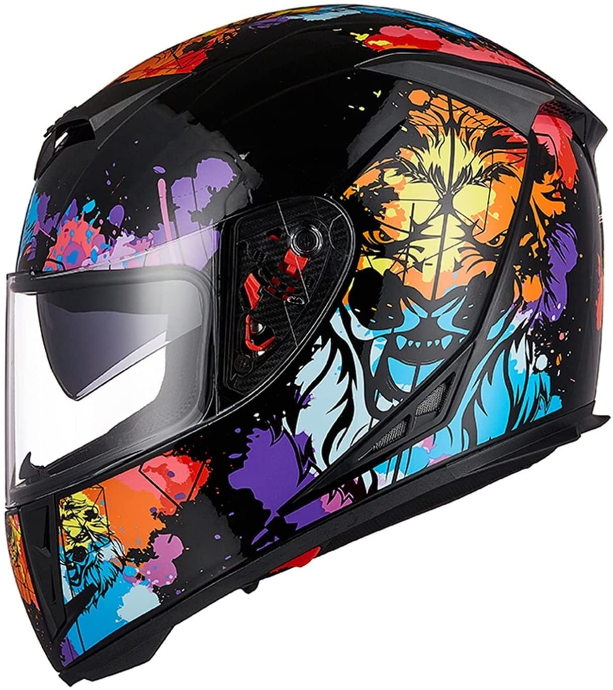 Casque de moto rabattable double visière XL pour ne plus souffrir du vent en chopper C
