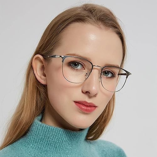 Miniatura 8 de GUDVUE Lentes de luz azul, para computadorajuegosTVteléfonos para mujereshombres, antirreflejosUV400fatiga ocular, negro brillante