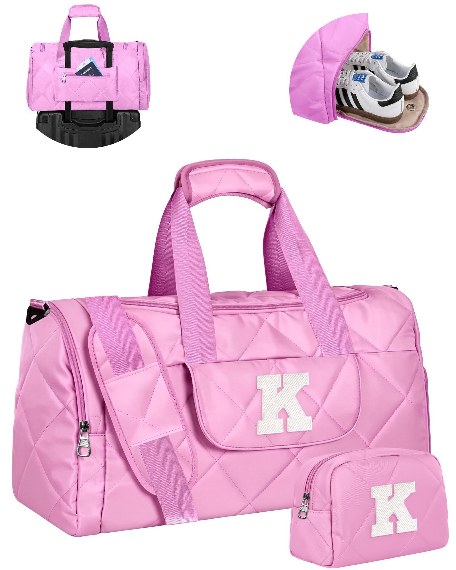 Elilier Initial Overnight Weekender Bag