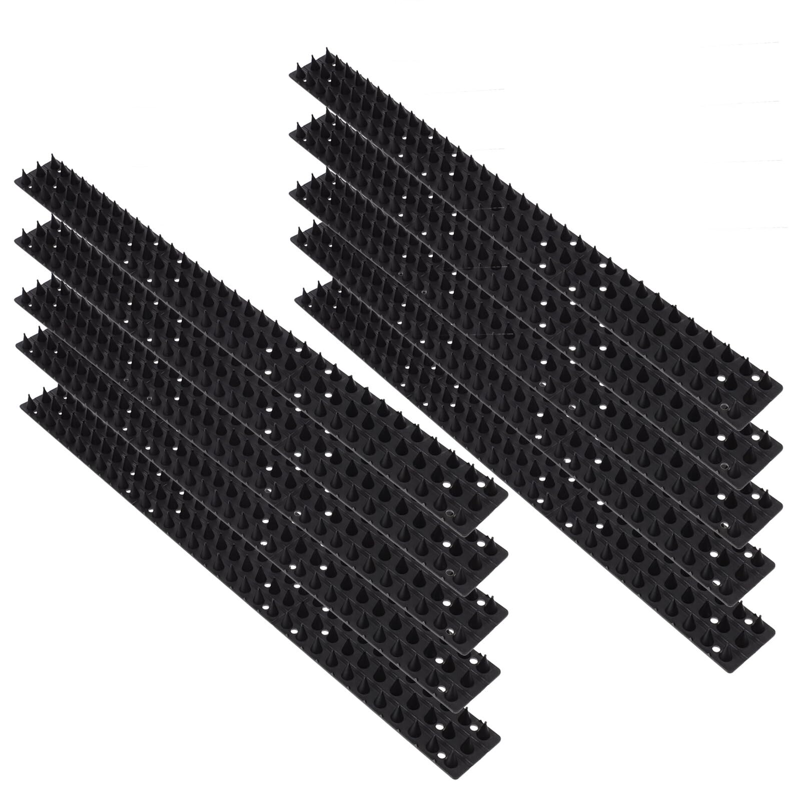 Picots anti-oiseaux plastique noir Homoyoyo | Répulsif pigeon clôture