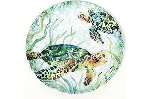 Sigrid Olsen Sea Turtle Melamine Serving Platter: Vibrant Ocean Charm for Every Gathering