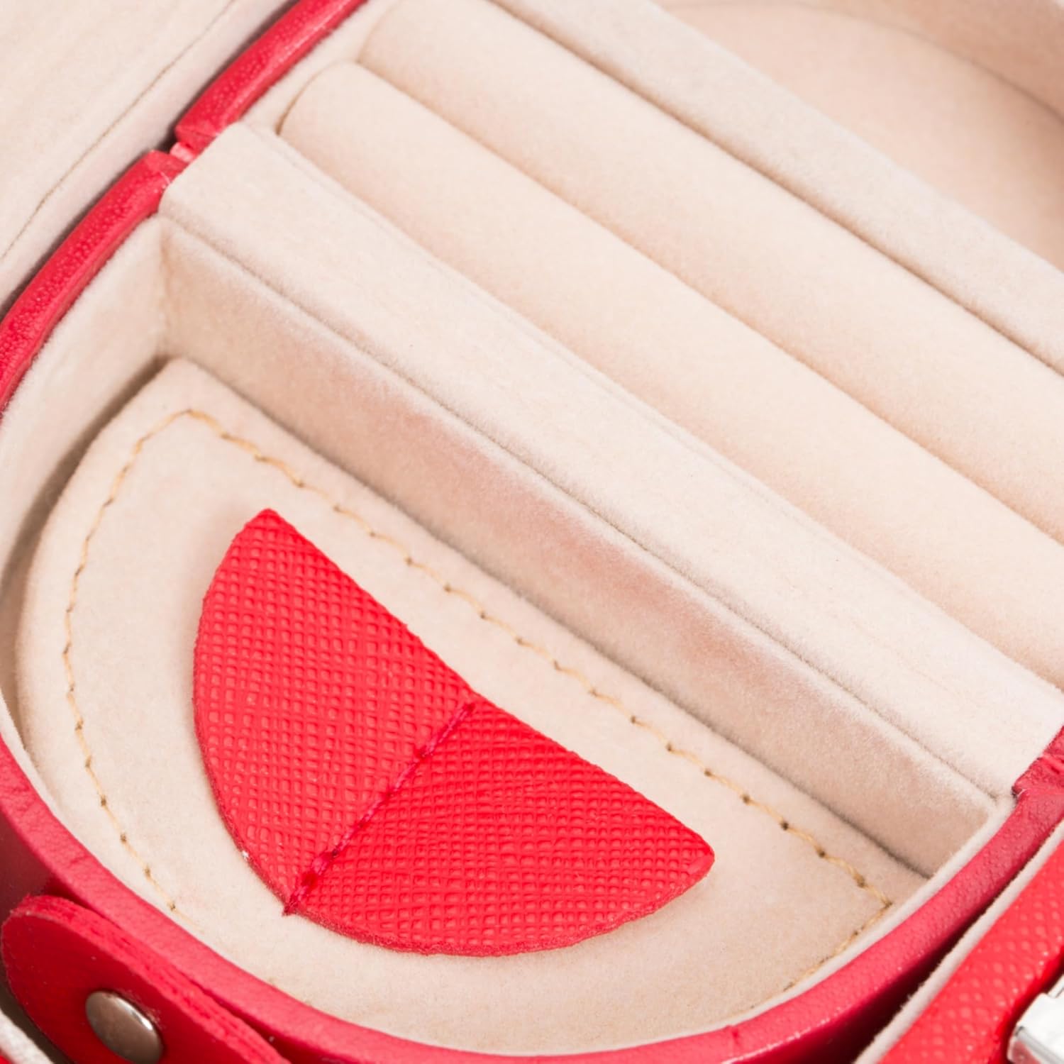 WOLF 281402 Heritage Mini Oval Jewelry Box, Black - Image 3