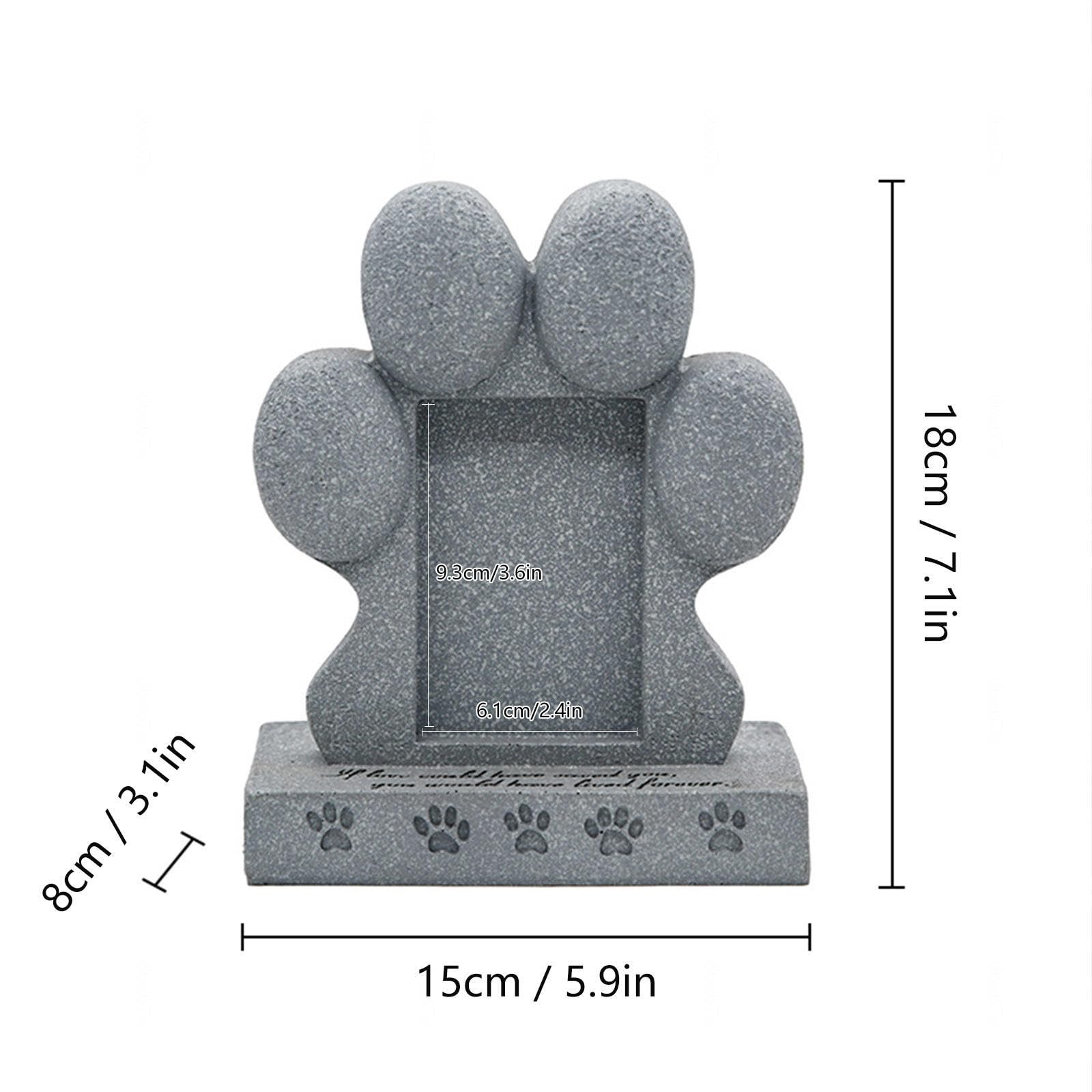Cornice Commemorativa per Cani con Portachiavi con Peli di Cane, Regalo per Chi Ha Perso Un Cane Ricordo per Cani E Gatti