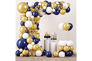148Pcs Navy And Gold Balloon Garland Arch Kit