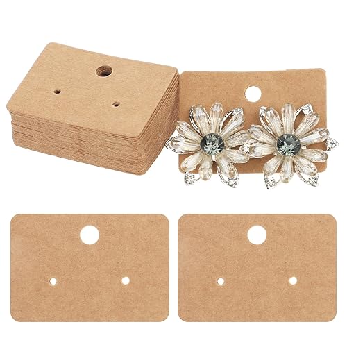 Giantree Lot de 100 présentoirs de boucles d'oreilles en papier