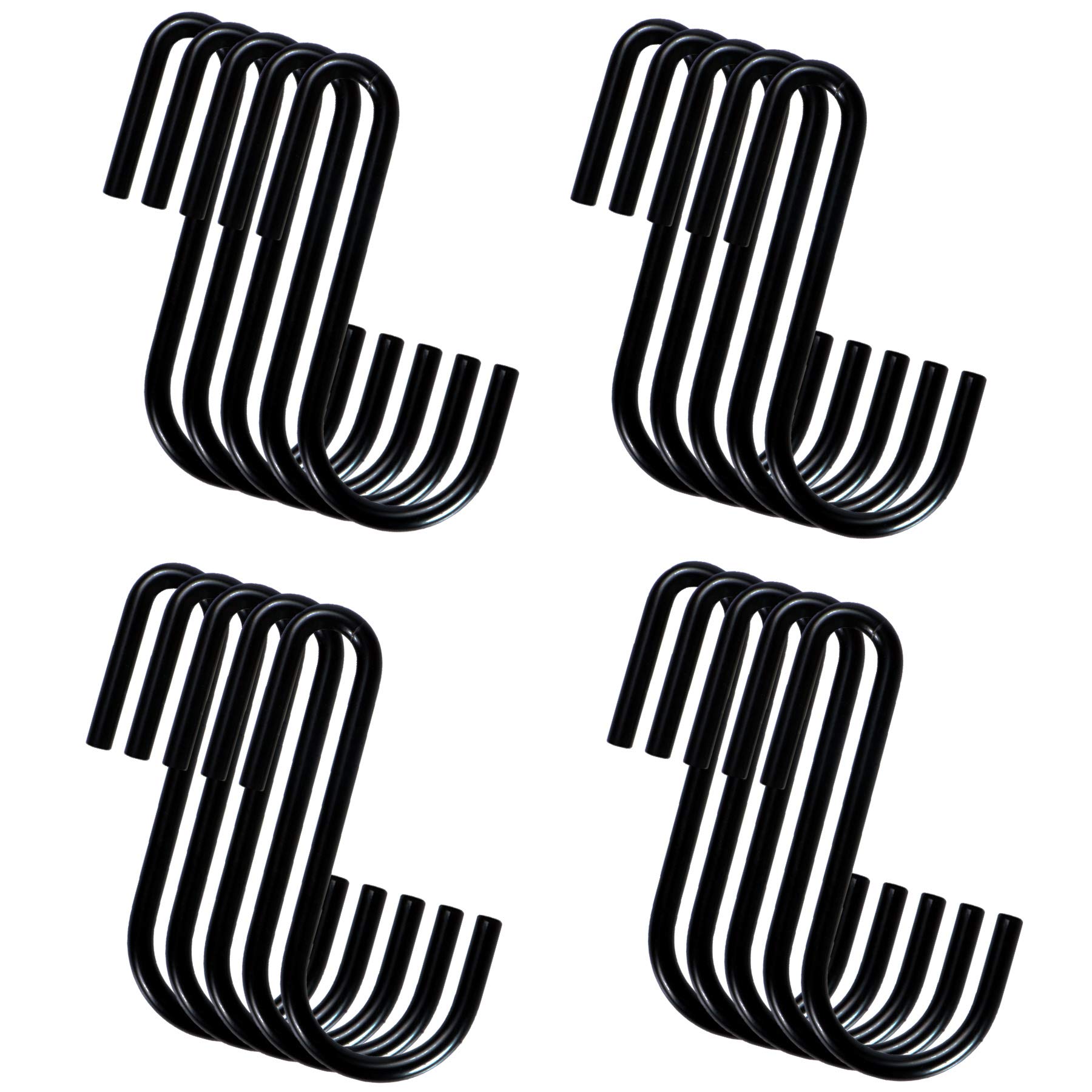 Ganchos en S resistentes, ganchos colgantes en forma de S para cocina, baño, dormitorio y oficina, perfectos para macetas, abrigos, bolsas y plantas, paquete de 10