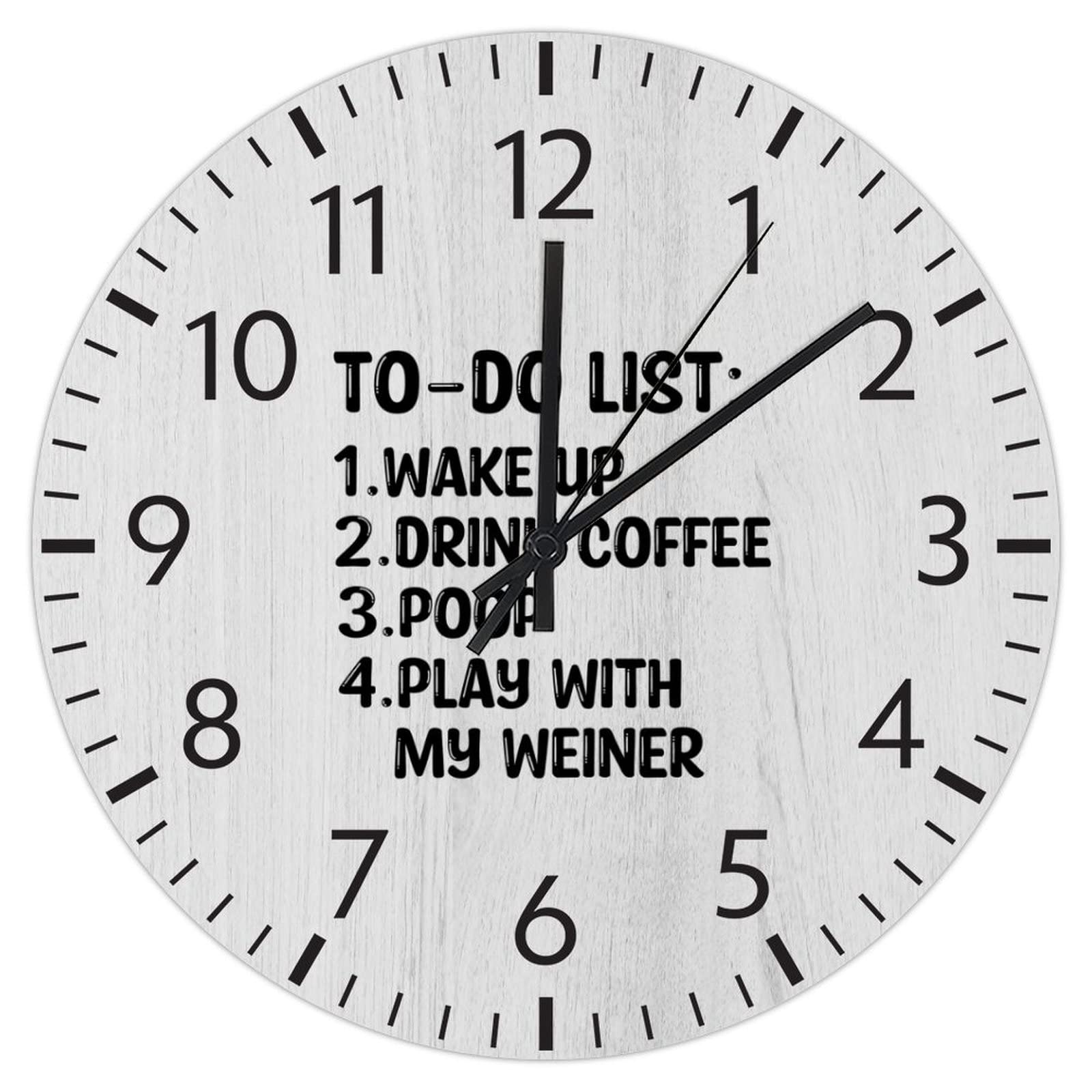 Horloge murale en PVC silencieuse à piles pour une décoration moderne