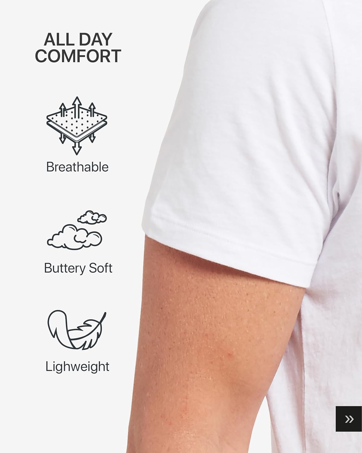 Mott & Bow 3 Pack Men's T-Shirt Classic, XL White, Black, and California Blue - Image 7