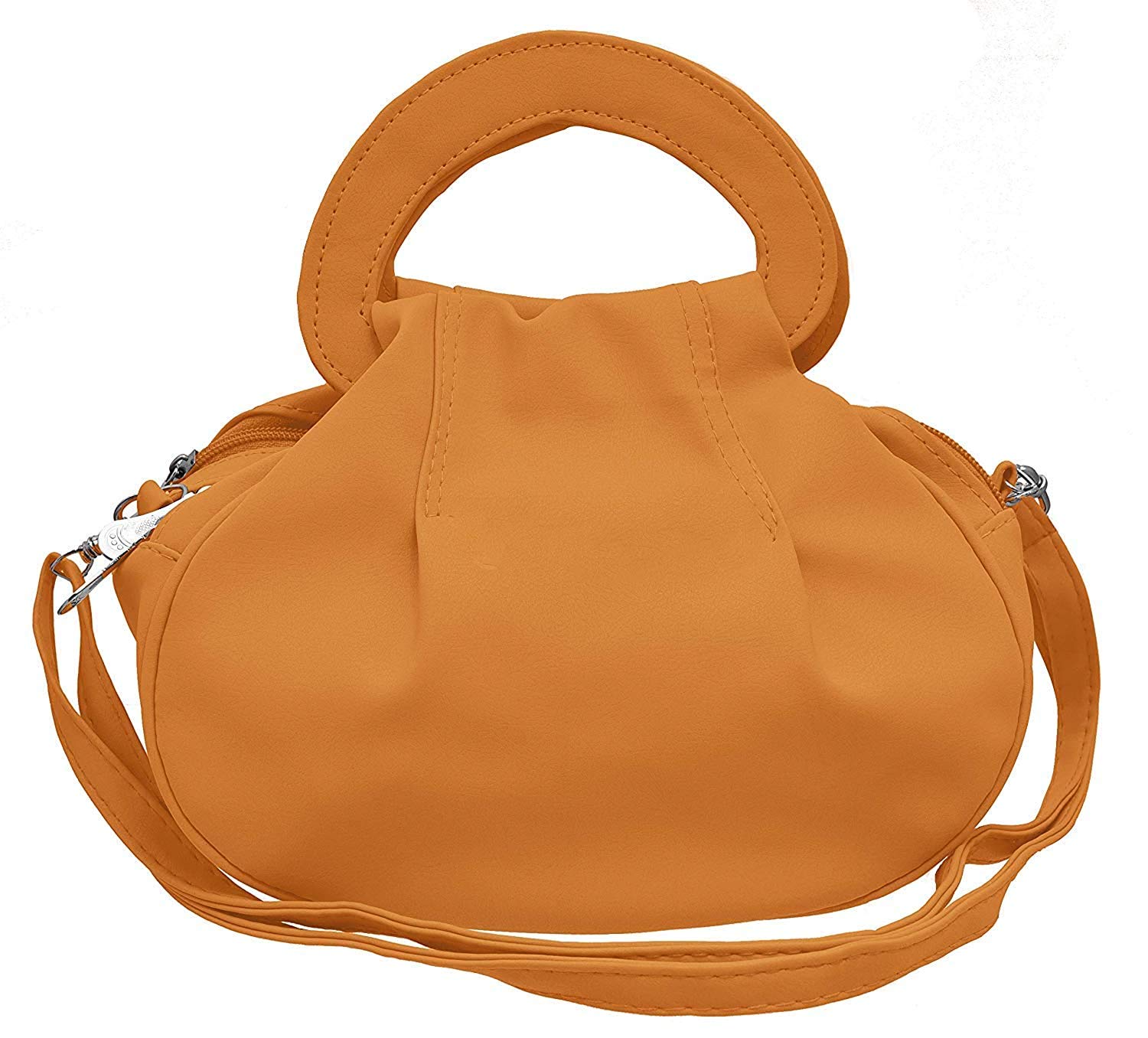 Taaki Fashion Pich Womens Cross- Body Sling Bag PU Leather (Musted) (B08VDTXK5Q) Amazon Price History, Amazon Price Tracker