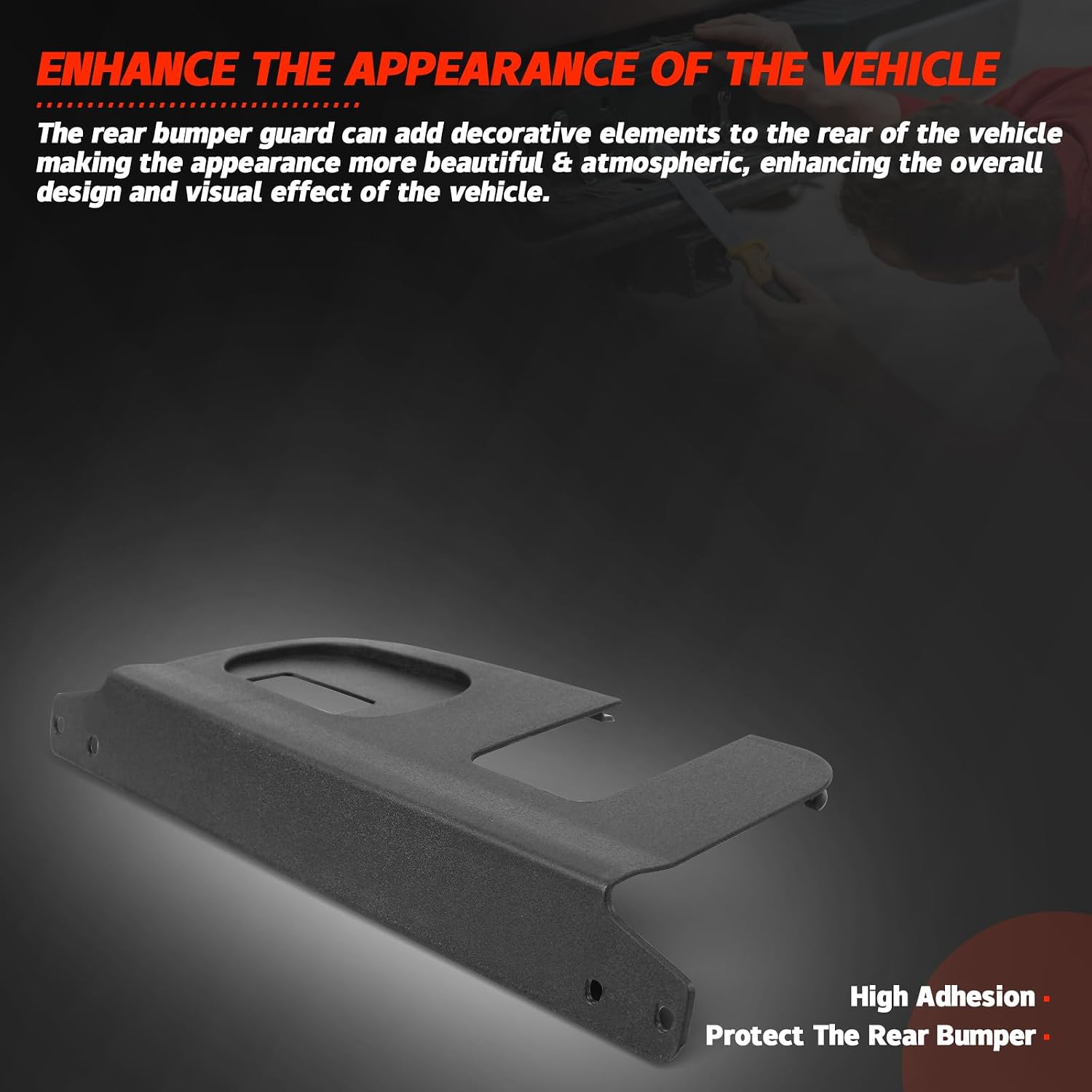 Rear Bumper Cover Plate for Ford Maverick 2022-2025 Accessories Hitch Surround Protection with 4/7-Pin Connector Hitch