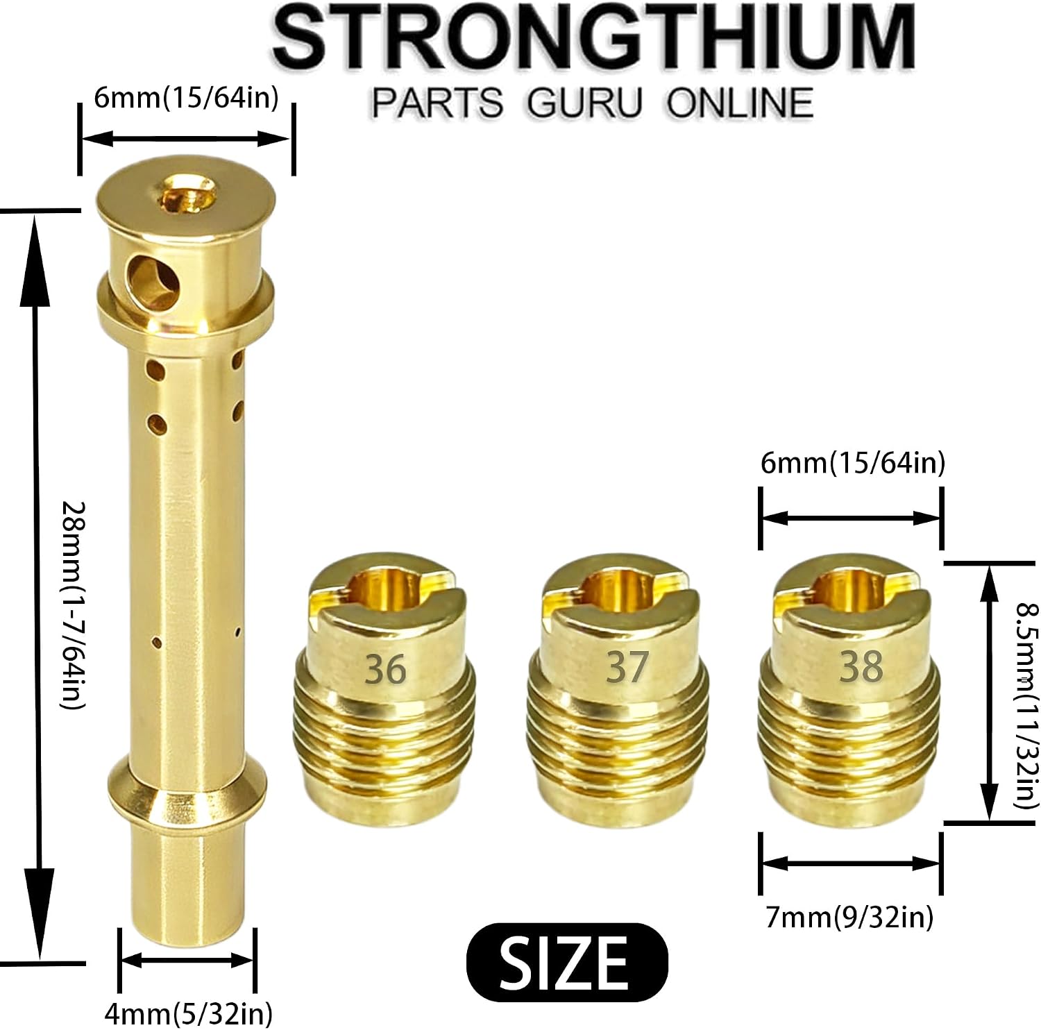 Strongthium 18lb Racing Valve Springs for Upgrade Predator 212cc 196cc 224cc Stage-2 Honda & Clone GX160 GX200 6.5hp Engine Coleman CT200U BT200X CT200U-EX Mini Bike Go Kart Performance Parts
