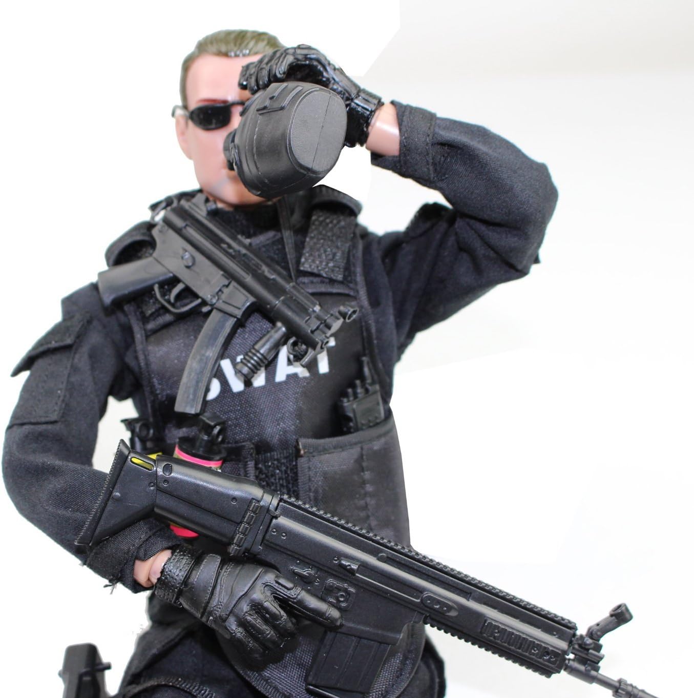 BJPEY 12" Action Figures Toy 1:6 Stand Bendable Soldier Figure Model Toy ( SWAT )