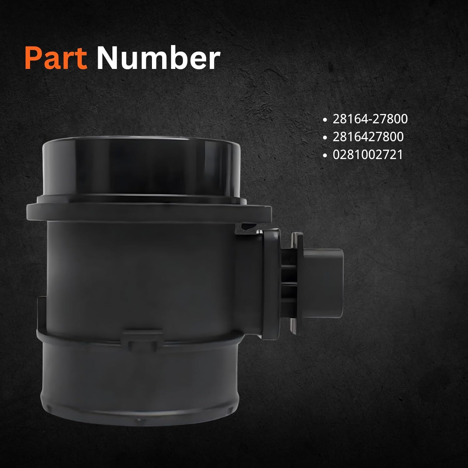 Mass Air Flow Meter MAF Sensor Compatible with Hyundai Santa Fe Sonata Tucson Kia Sportage 28164-27800 2816427800 0281002721