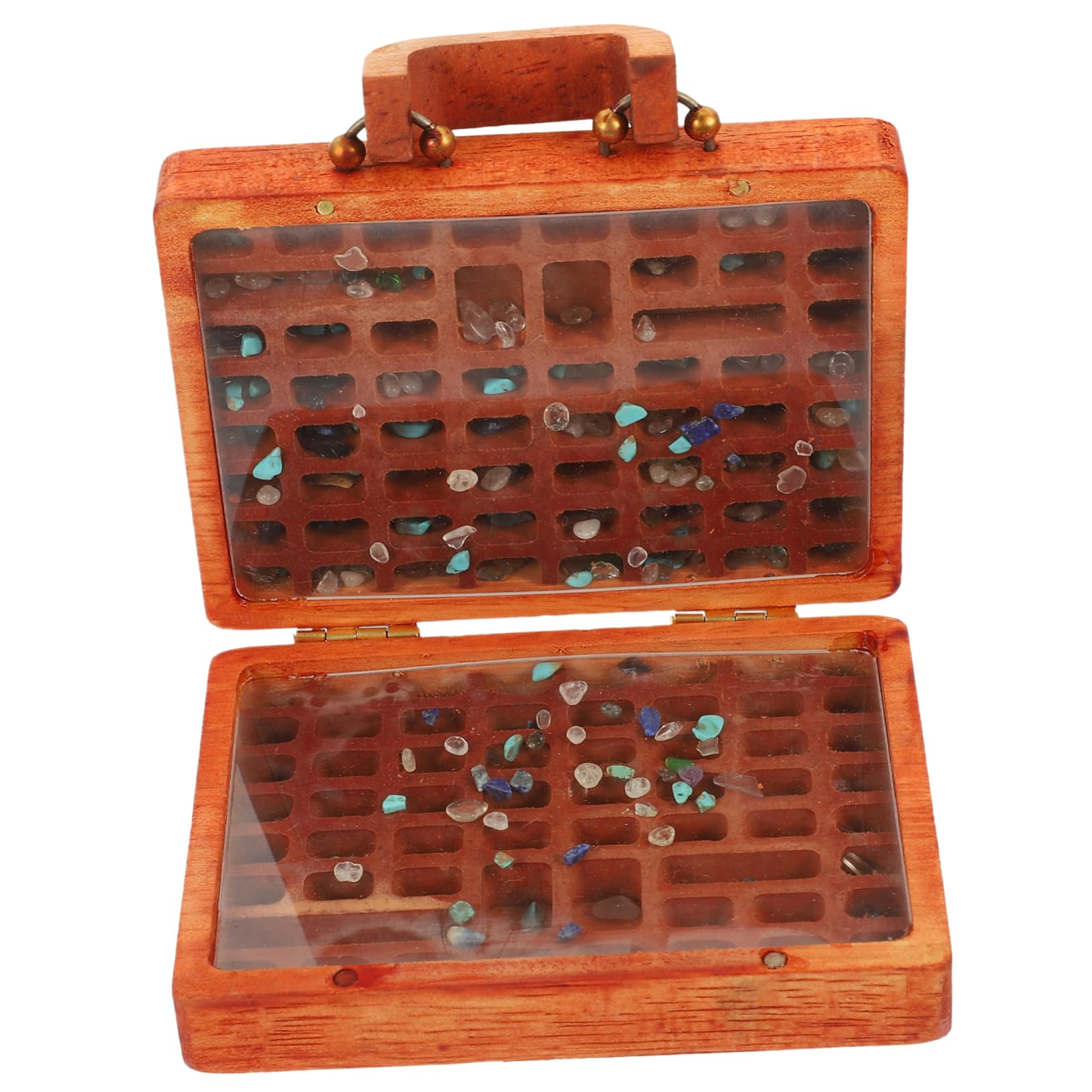 Youeon 2 Stück Vintage Metall-Box Mit Edelstein – Retro Flipbox, Bruchfest, Für Karten & Kleinkram