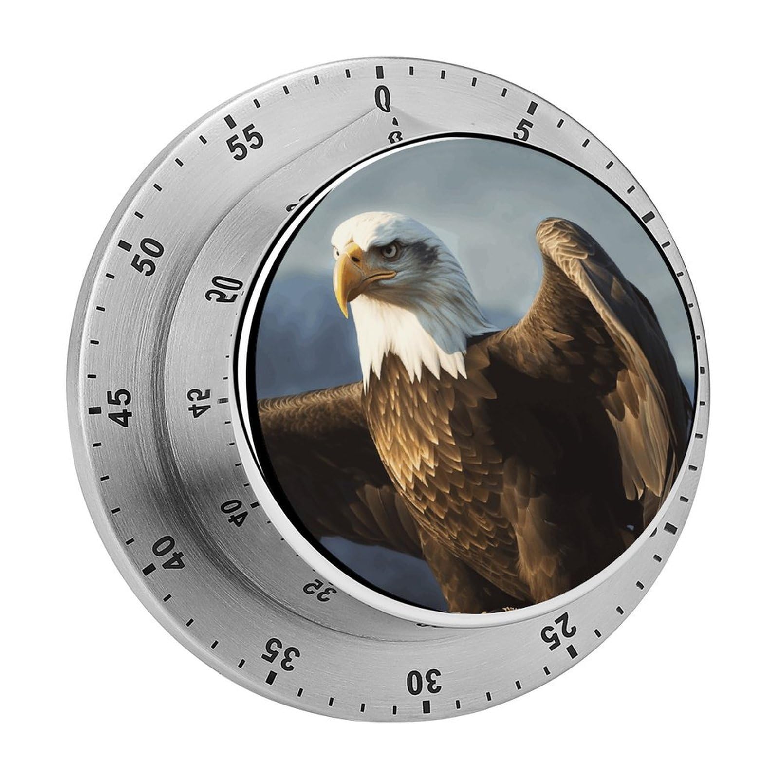 Eagle Timer Desk Productivity Teacher Supplies Kitchen Magnetic Countdown Mechanical Timer for Cooking, Egg, Teacher, Exercise, Oven.