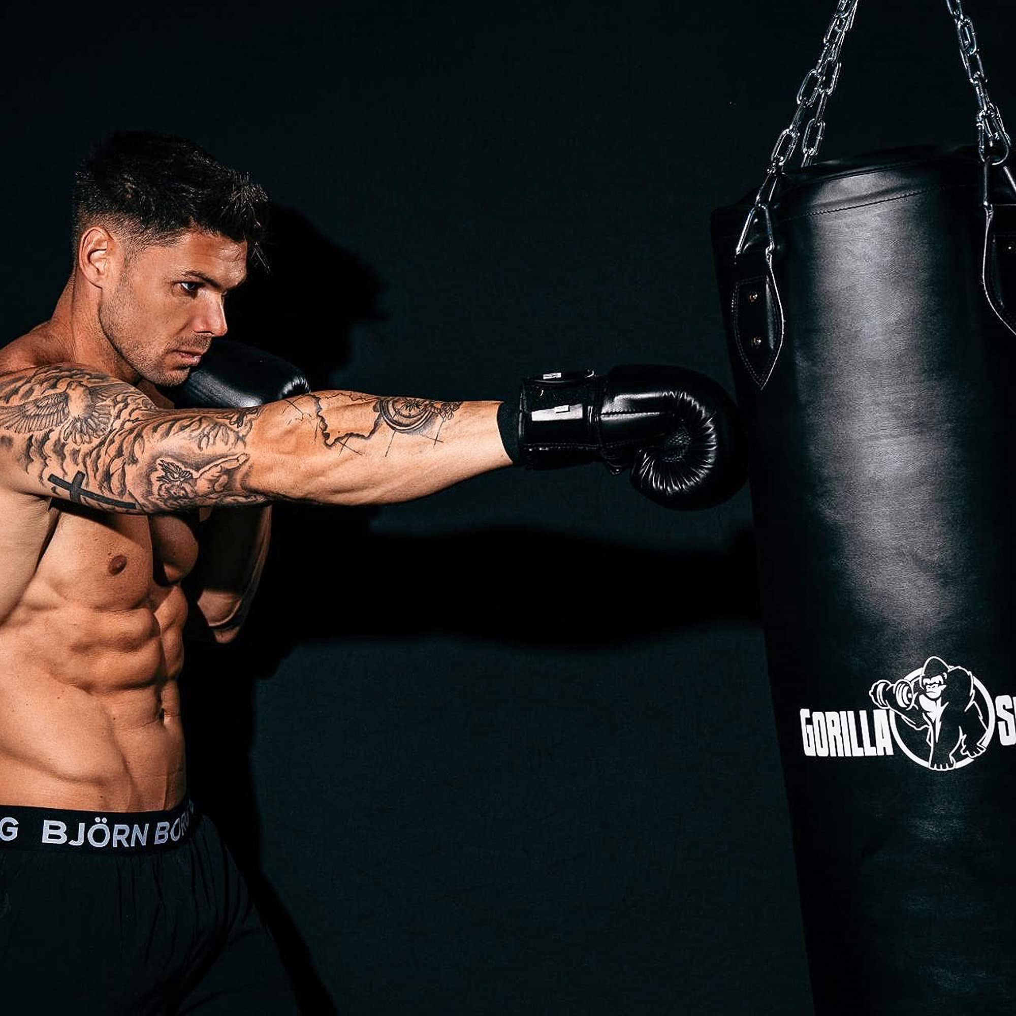 Sangle Sac De Boxe Réglable 60-100Cm Avec Crochet, Charge Max 220Kg