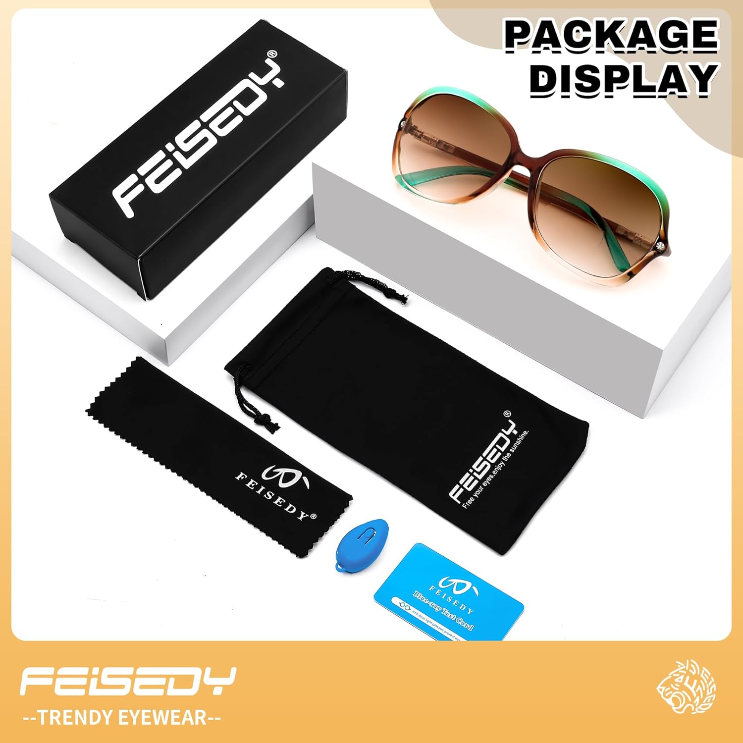 FEISEDY Fashion Bifocal - Reader Sunglasses, Butterfly, Blue Light Blocking Reading Glasses - UV400 Protection B0286 - Image 7