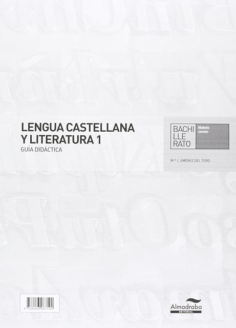 Portada de Guia Didactica Lengua Castellana y Literatura 1 Recurso para el Profes