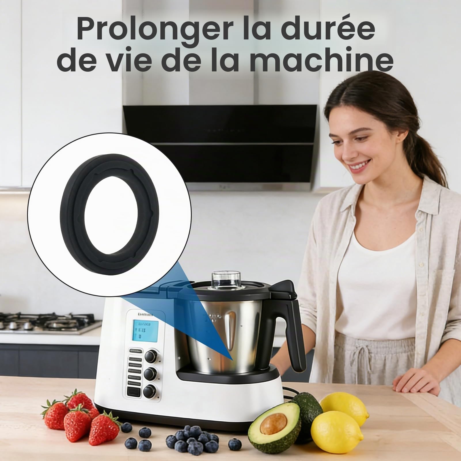 50mm Joints D'Étanchéité Pour Monsieur Cuisine Edition Plus/Connect/Smart | Joint Pour Couteau Lame Hachoir Pièces Détachées Robots Culinaires
