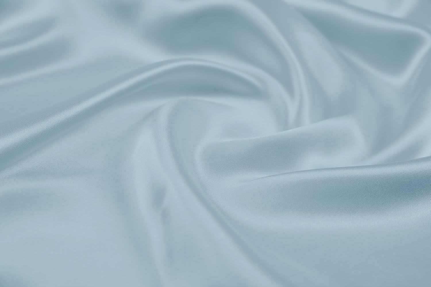 Dormisette 300-Thread-Count Egyptian Cotton Sateen Deep Pocket Sheet Set (Pearl Blue, Queen (U.S. Standard))