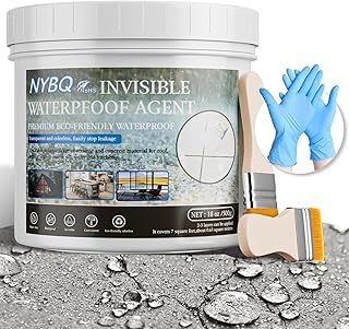 Transparent Waterproof Sealant 500g,Invisible Waterproof Anti-Leaking Sealant Agent,Super Strong Anti-Leakage Polyurethane Waterproof Coating For Bathroom,Roofs,Kitchen,Patio,Walls,Outdoor