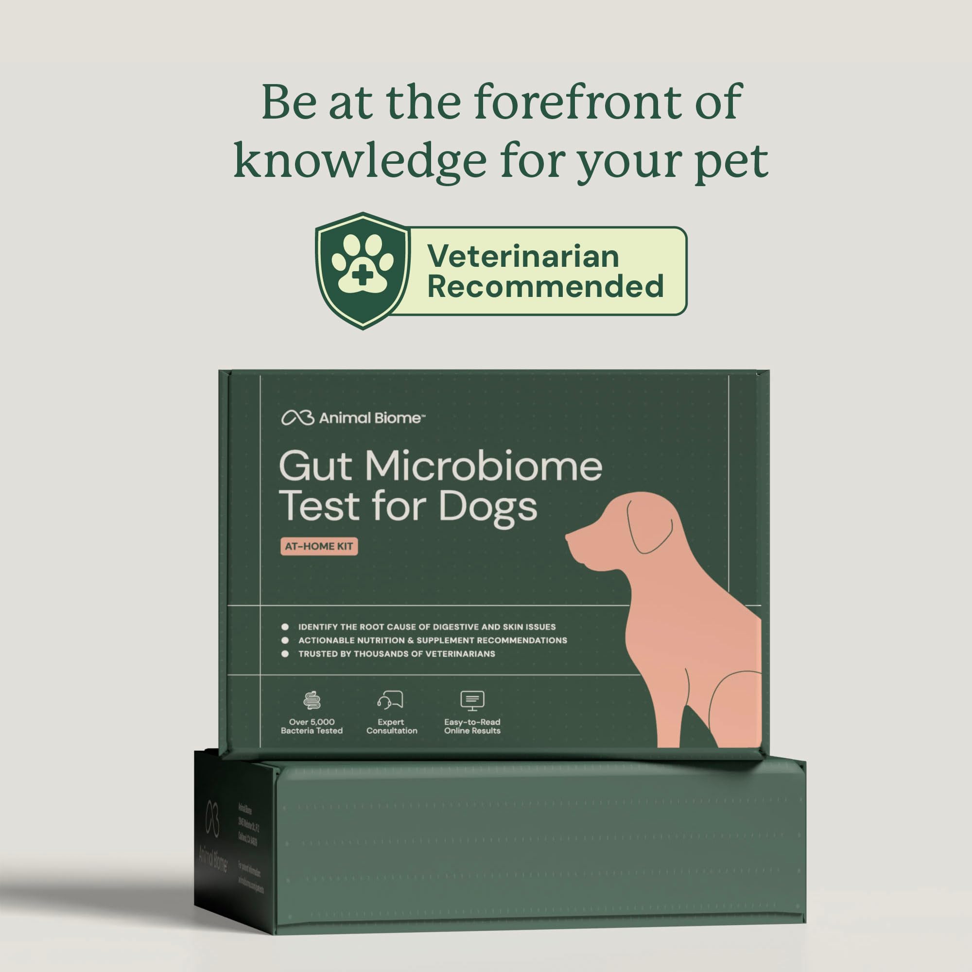 AnimalBiome DoggyBiome - Kit di test per probiotici per cani