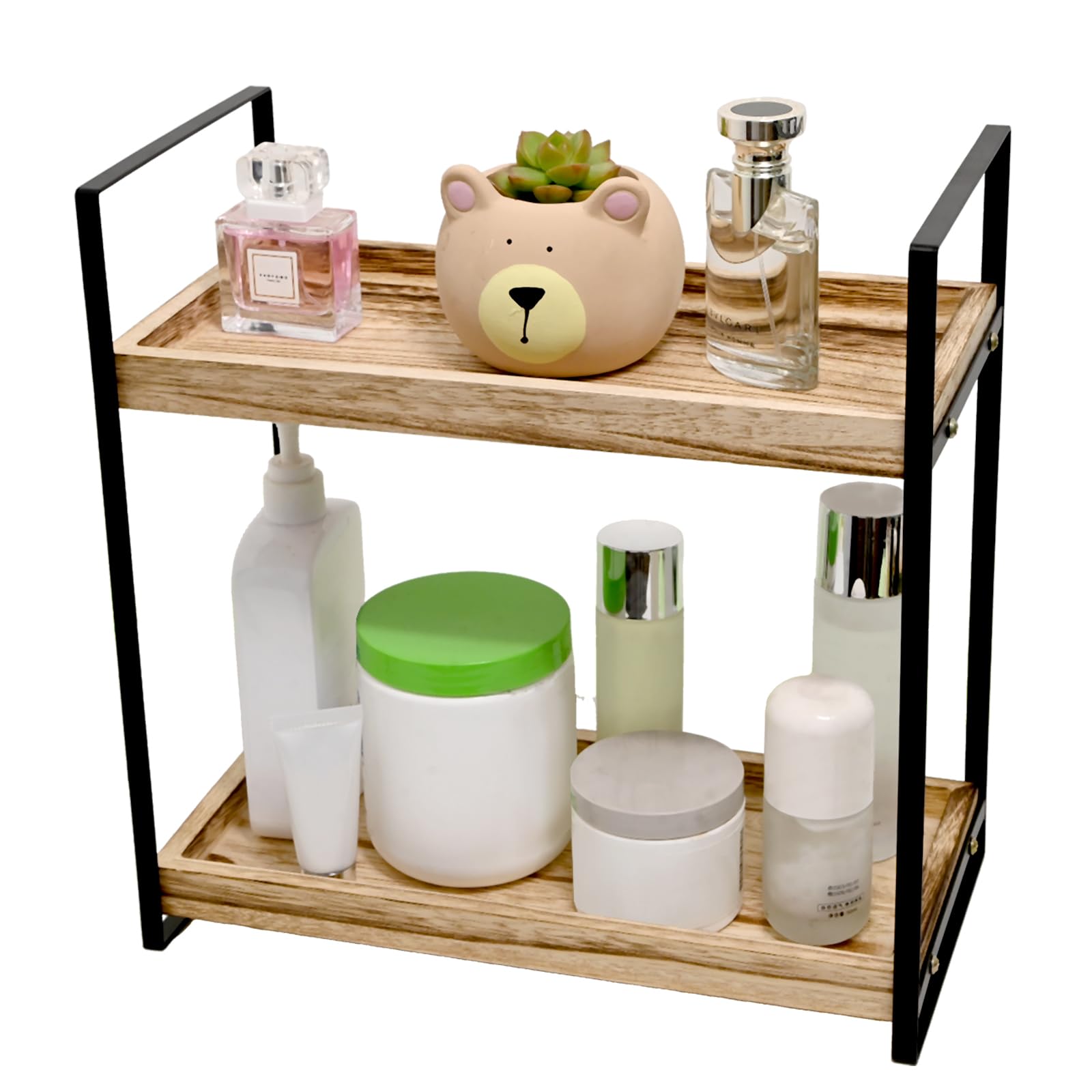 Organizador de maquillaje, vitrina de almacenamiento de cosméticos