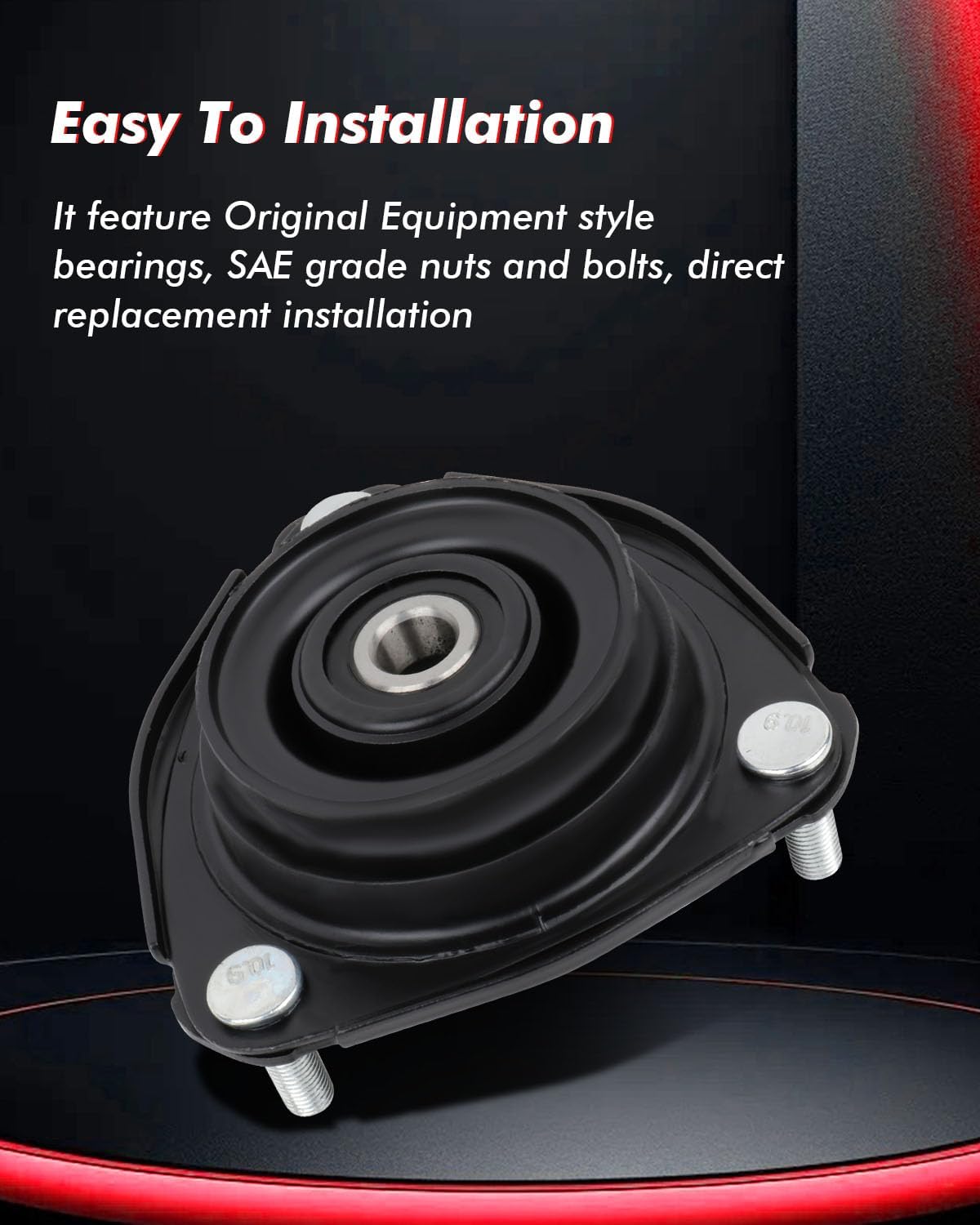 cciyu Front Strut Mount and Bearing Replace for Toyota RAV4 1996-2005