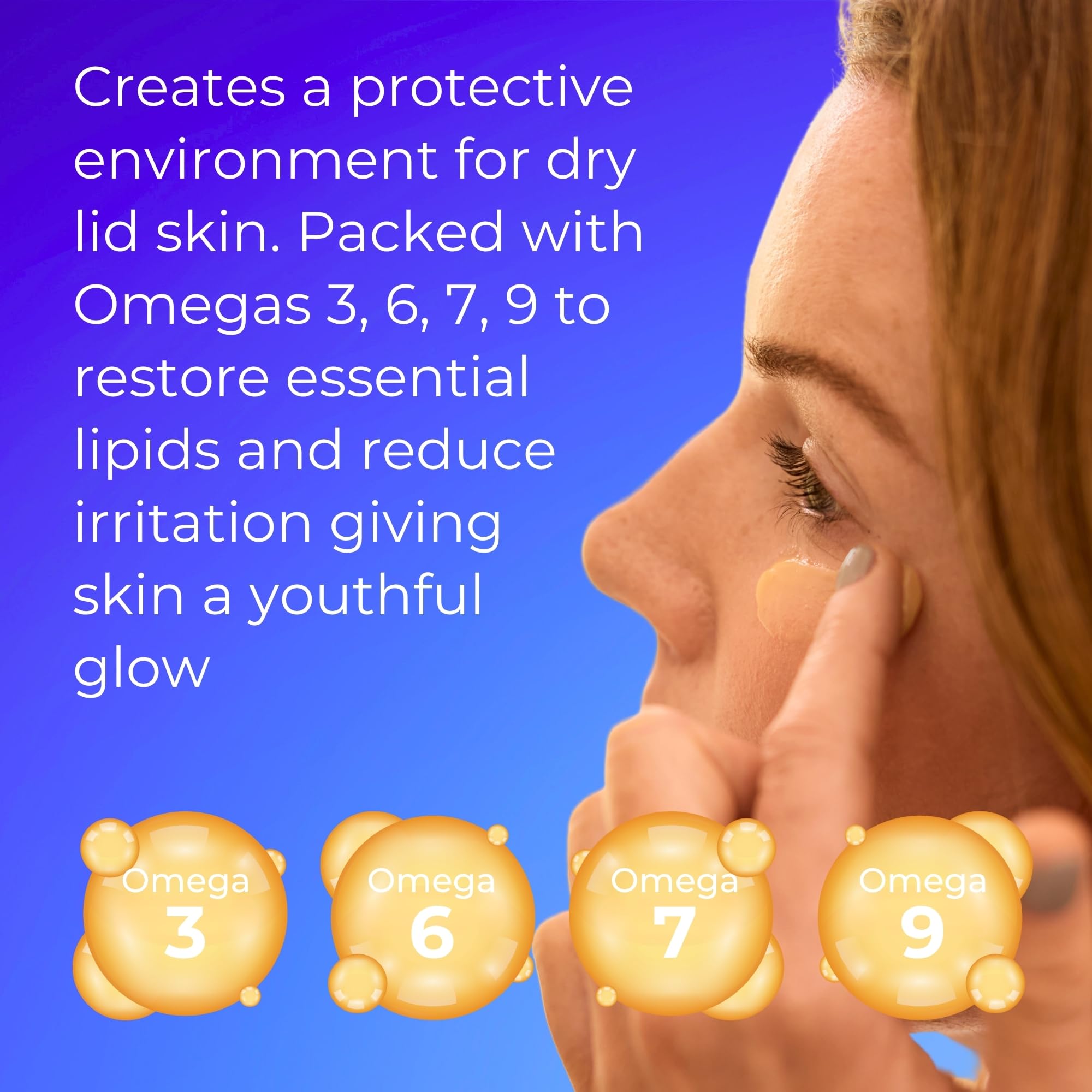Blinkjoy Restorative Under Eye Balm, Fragrance-Free Moisturizing Eye Care