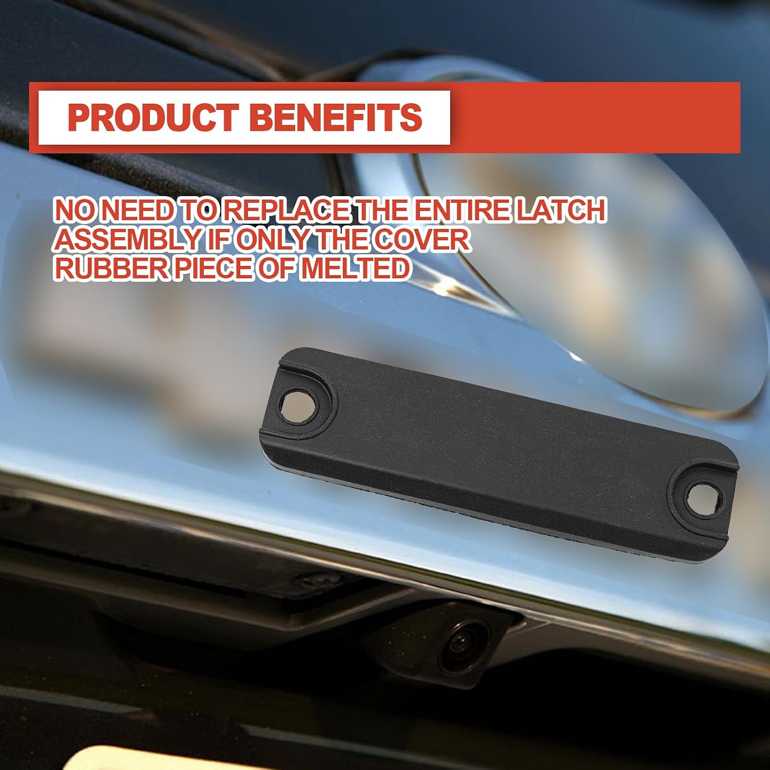 Trunk Rear Hatch Liftgate Switch Latch Cover Lid Black, Replacements 84905-47010,84840-21010,84840-35010,84840-47020, Release Button Rubber Cover fit for Avalon Prius Sienna Sequoia 4Runner Camry