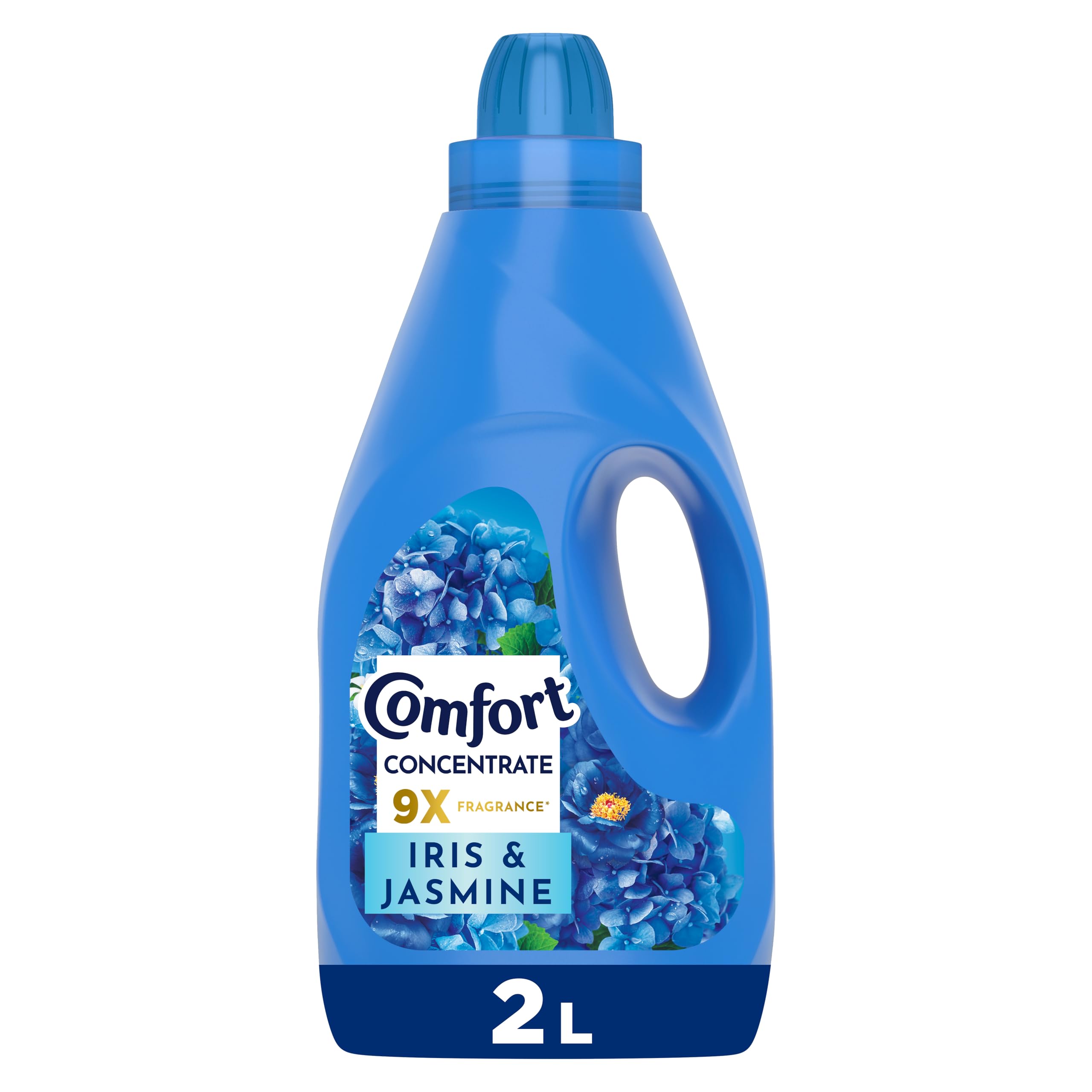 ComfortConcentrate Fabric Softener, Iris & Jasmine, 9x fragrance, 2L,Packaging may vary