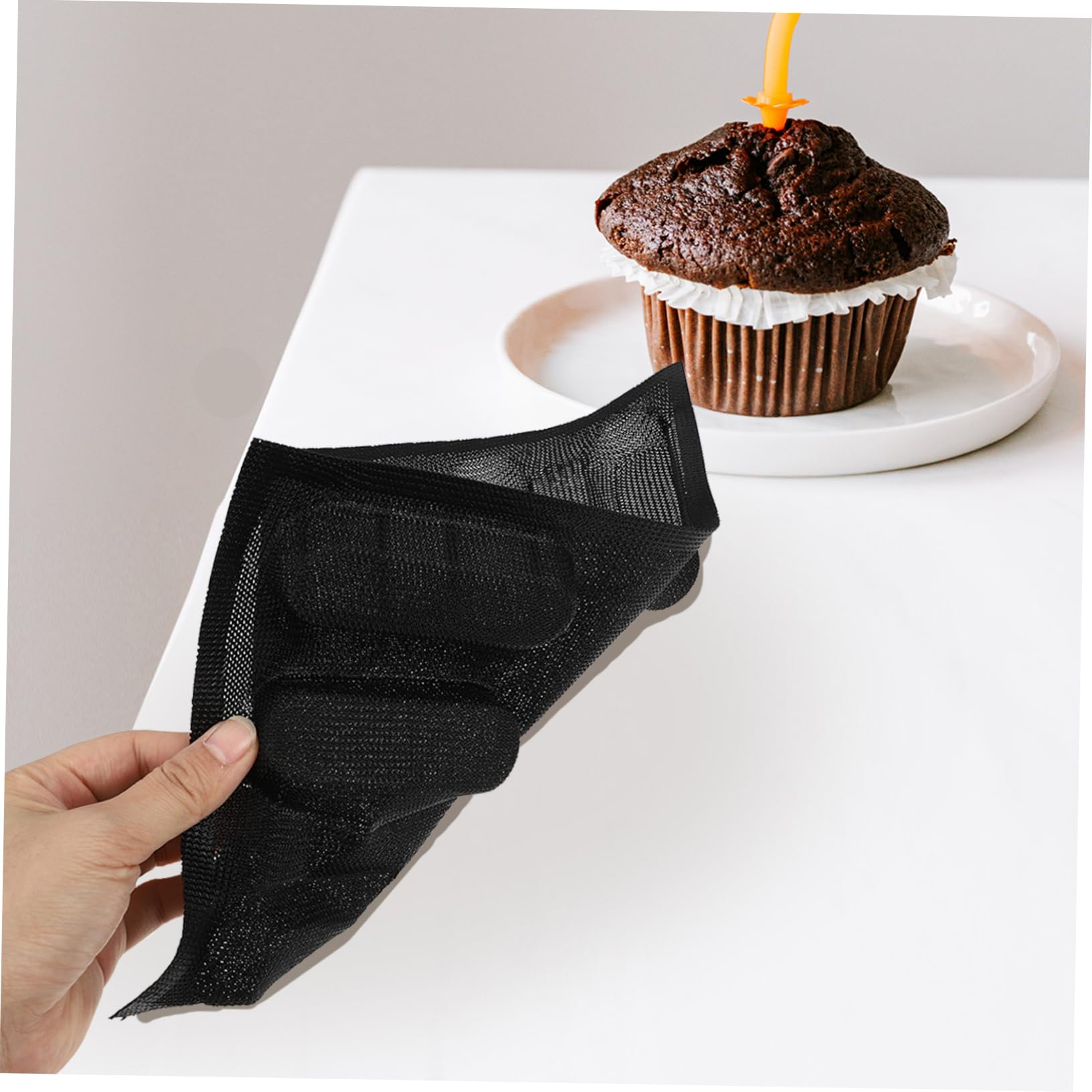 Alipis 2pièces Moule à Silicone Non-adhésif Outil De Boulangerie Respirant Pour Pâtisserie Et Cuisine Noir