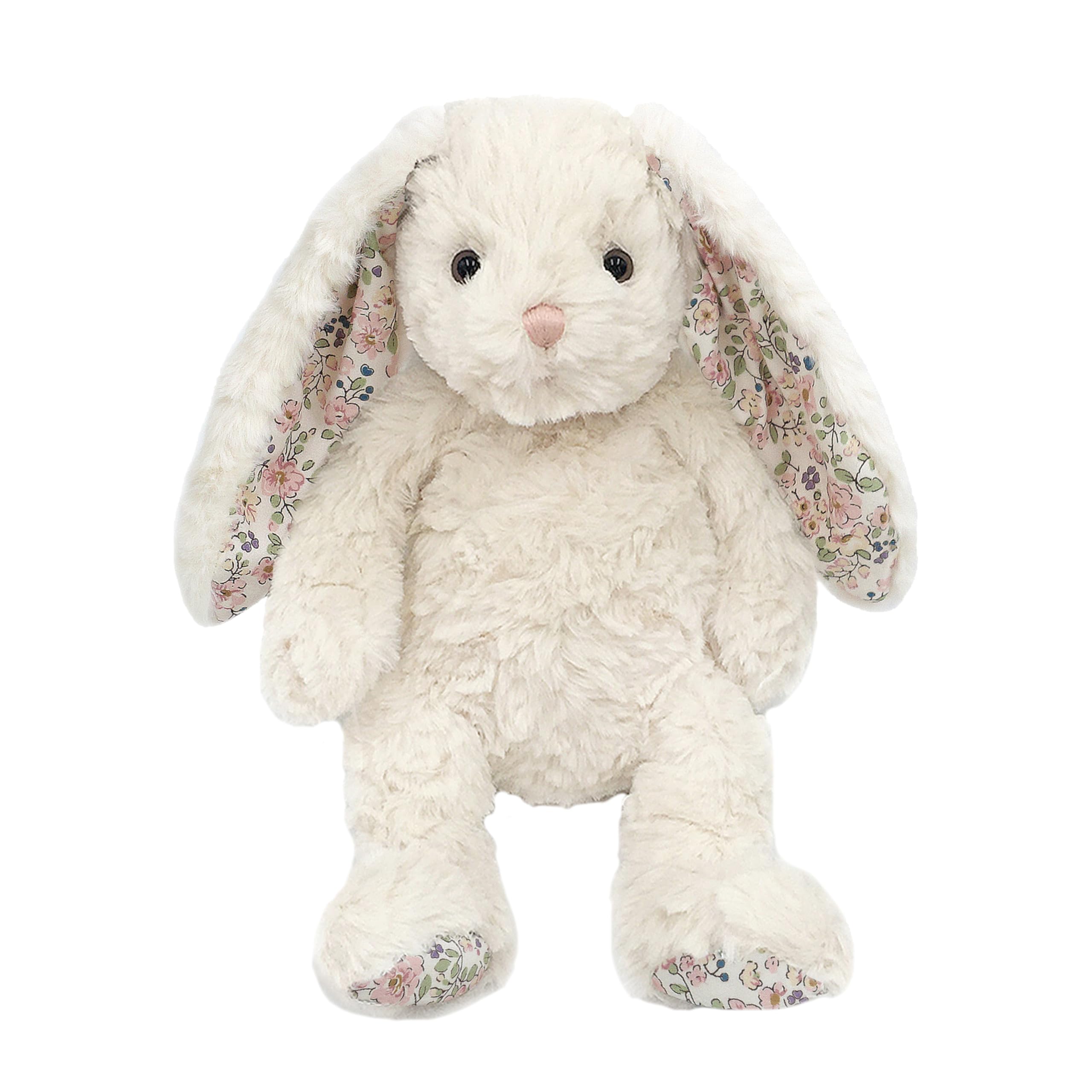 Faith Cream Bunny Stuffed Animal 15"/38cms | Soft Rabbit Plushie Gift Toy for Kids & Babies | Cuddly Companion for Playtime & Naptime