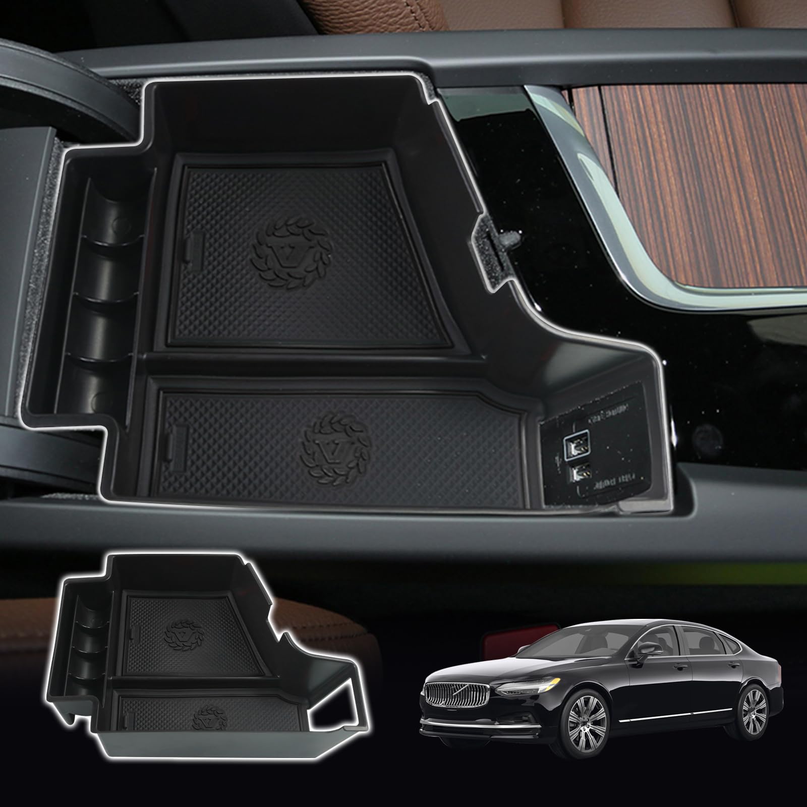 Amazon | SXCY ボルボ xc60 専用 コンソールボックス V60 XC90 S90 V90