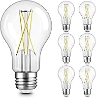 Vista 11 de TJOY 6 Pack A19 Vintage LED Edison Bulbs, Dimmable Light Bulb 50W Equivalent, 5000K Daylight, 5W E26 Standard Base, 470Lumens, CRI80+, Clear Glass