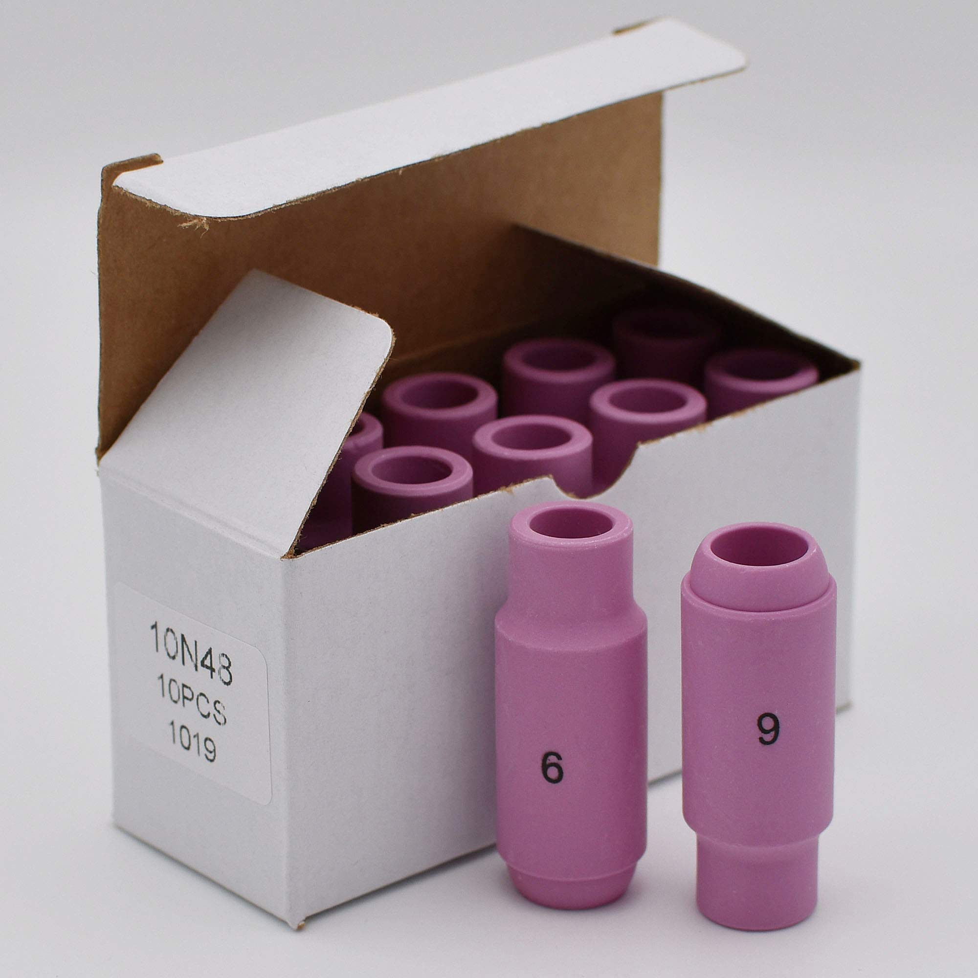 Alumina Ceramic Cup 10N49 WeldingCity® Alumina Ceramic Cups 10N49 #5 – 10-Pack For TIG Torch 17/18/26 9 Series TIG Torch - Foto 11