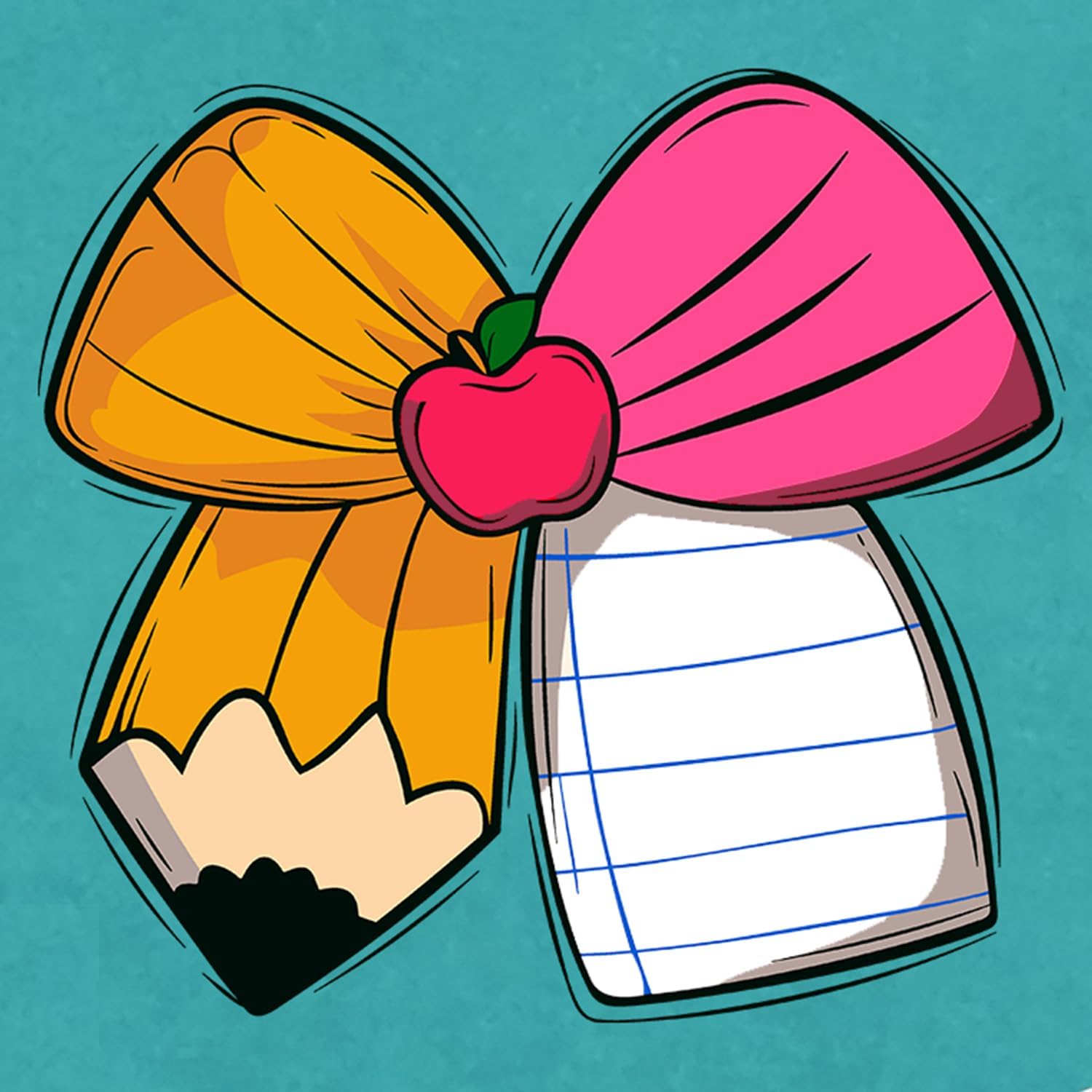 Teacher Shirts for Women Cute Bow Pencil Teacher T-Shirt Back to School Teaching Life Tee - Image 6