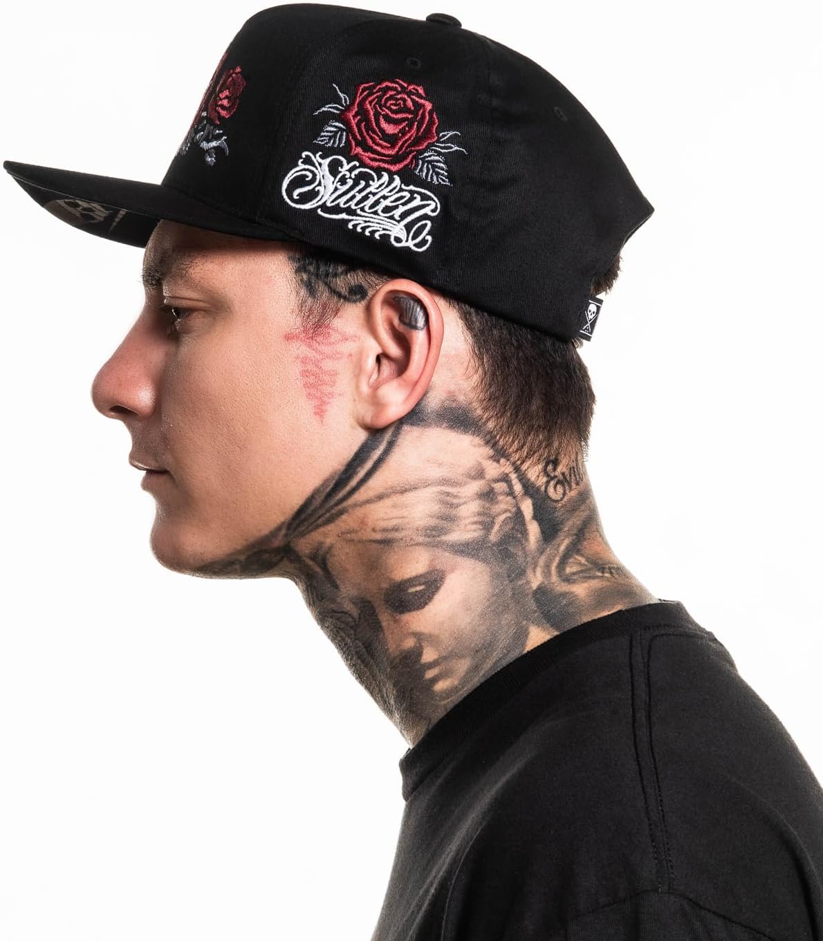 Sullen Pasadena Snapback Tattoo Lifestyle Hat Adjustable 5 Panel Snapback Hat