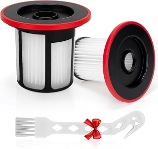 KGC Filtros de Repuesto Compatibles con Aspiradora Bosch Unlimited 6, Serie 6 Aspiradora sin Cable Modelos BCS611AM BKS611MTB BBS611, Set de 4 con Soporte y Cepillo (Reemplaza 12033215)